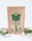 Savor bold flavor with Giddy Up Nuts' Rosemary Garlic almonds—small-batch California almonds seasoned with fresh herbs and all-natural, zesty goodness!