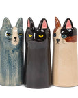 Add the purr-fect touch to your decor with this sleek Cat Vase. Featuring a modern silhouette, this striking feline is finished in a glossy glaze, accentuated by piercing eyes and delicate ears. Whether displayed alone or as part of a collection, these cat vases bring a touch of cattitude to any space.