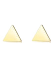 Stud Earrings | Simple Gold Geometric Shapes