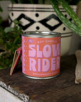 One of our absolute favorite candles for spring and summer, Slow Rider is fruity, smooth, and seriously feel-good. With juicy notes of strawberry and guava, this scent is like cruising with the windows down on a warm afternoon.
