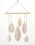 Brighten any room with this pink & green stained glass suncatcher with copper accents—elegant, modern, and perfect as a gift.