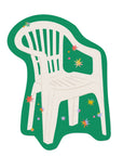 Featuring the iconic chair from Bad Bunny’s album Debí Tirar Más Fotos, this sticker evokes nostalgia, reflection, and shared moments—the perfect nod to the artist’s celebration of memory, identity, and cultural roots.