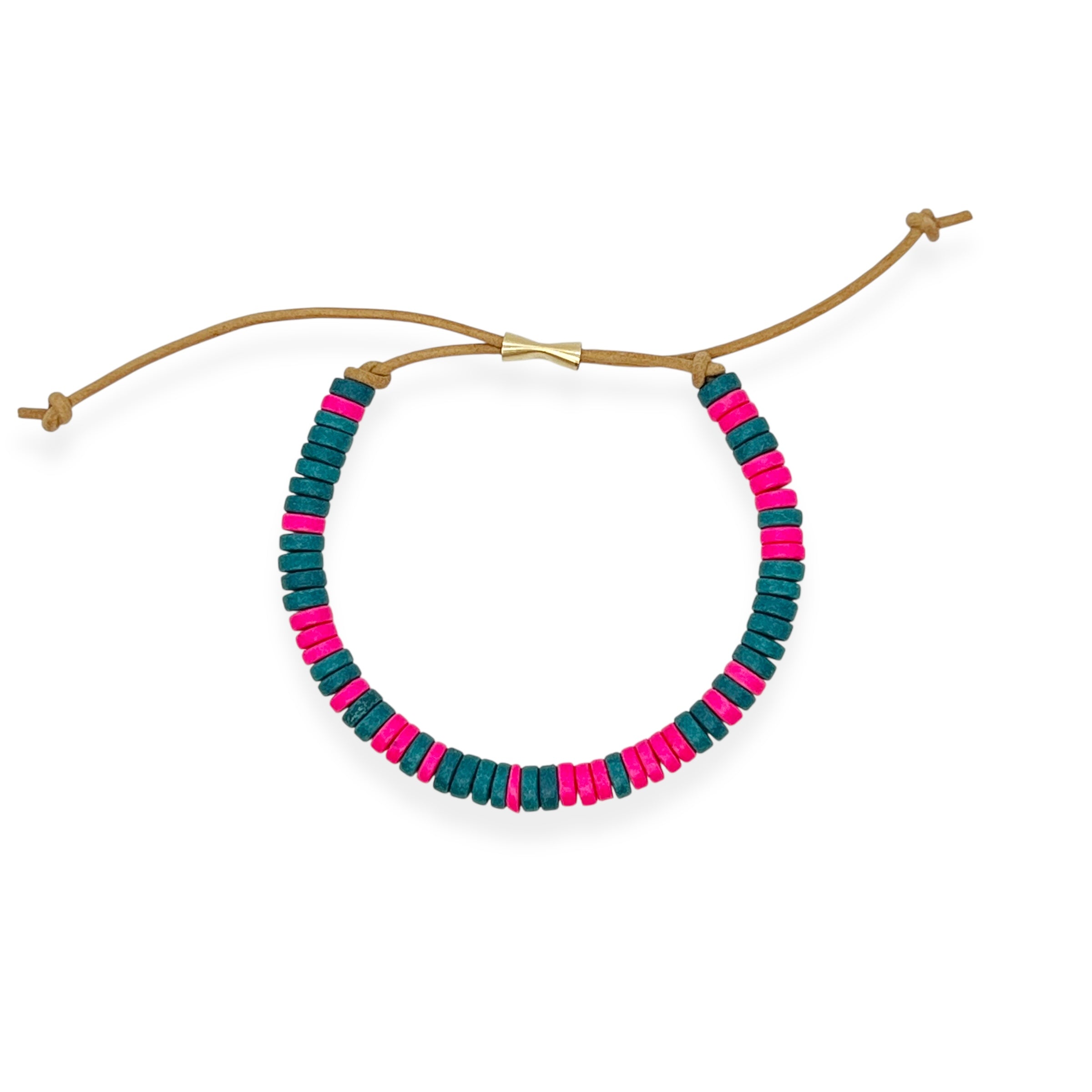 Ceramic Leather Bracelet | Friendship Flashback Collection