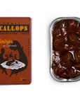 Briny, warm, hearty, and sweet, this tin is an excellent way to enjoy scallops, which come bathed in a traditional regional sauce. A modern take on classic seafood and potato stew, caldeirada is a perfect match for winter months, though it shines just as bright when the weather is warm. We love giving the tin a gentle ride over a low gas flame and dunking bread to our hearts’ delight or piling the can’s entire contents over piping hot french fries with dots of garlic aioli for a quick and dirty conserva pou