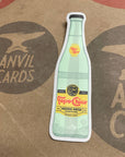 Show your love for the fizzy stuff with this Topo Chico bottle sticker! Made from super durable vinyl, this sticker is tough enough for your car, water bottle, laptop, cooler—wherever you need a little extra personality. Weatherproof, waterproof, and ready for adventure, it’s guaranteed to stick through whatever you throw its way.
