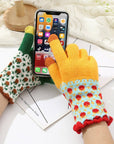 Stay cozy without missing a beat with these touchscreen knit gloves. Made from soft, high-content acrylic fiber, they keep your hands warm while letting you use your phone or tablet with ease. Comfortable, lightweight, and versatile, they’re perfect for chilly days, commuting, or casual winter outings.