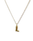 Cowboy Boot Necklace | 18k gold-filled