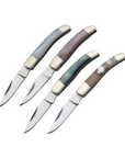 Men's Necklace | Miniature Inlaid Folding Knife