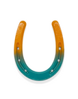 Delta Pony Shoe | Colorful Painted Horseshoe
