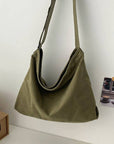 Large Crossbody Canvas Shoulder Bag