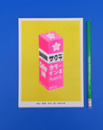 Art Print | Bright Japanese Sakura Ink