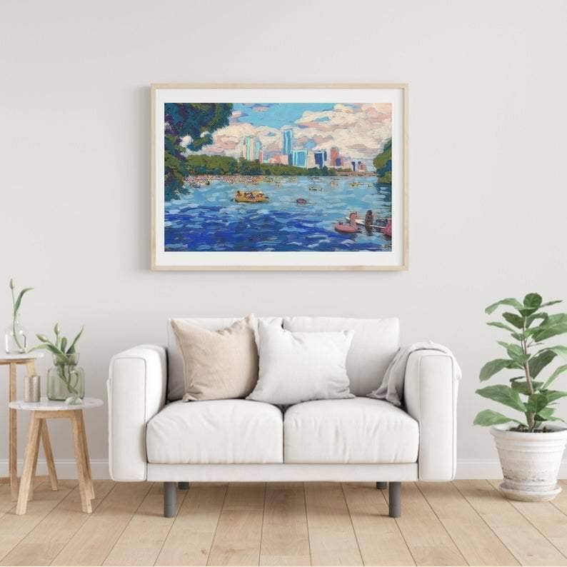 Art Print | Lady Bird Lake Austin