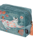 Catbloom Embroidered Pouch
