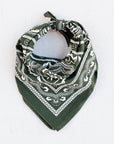 Western Bandana | Olive Paisley