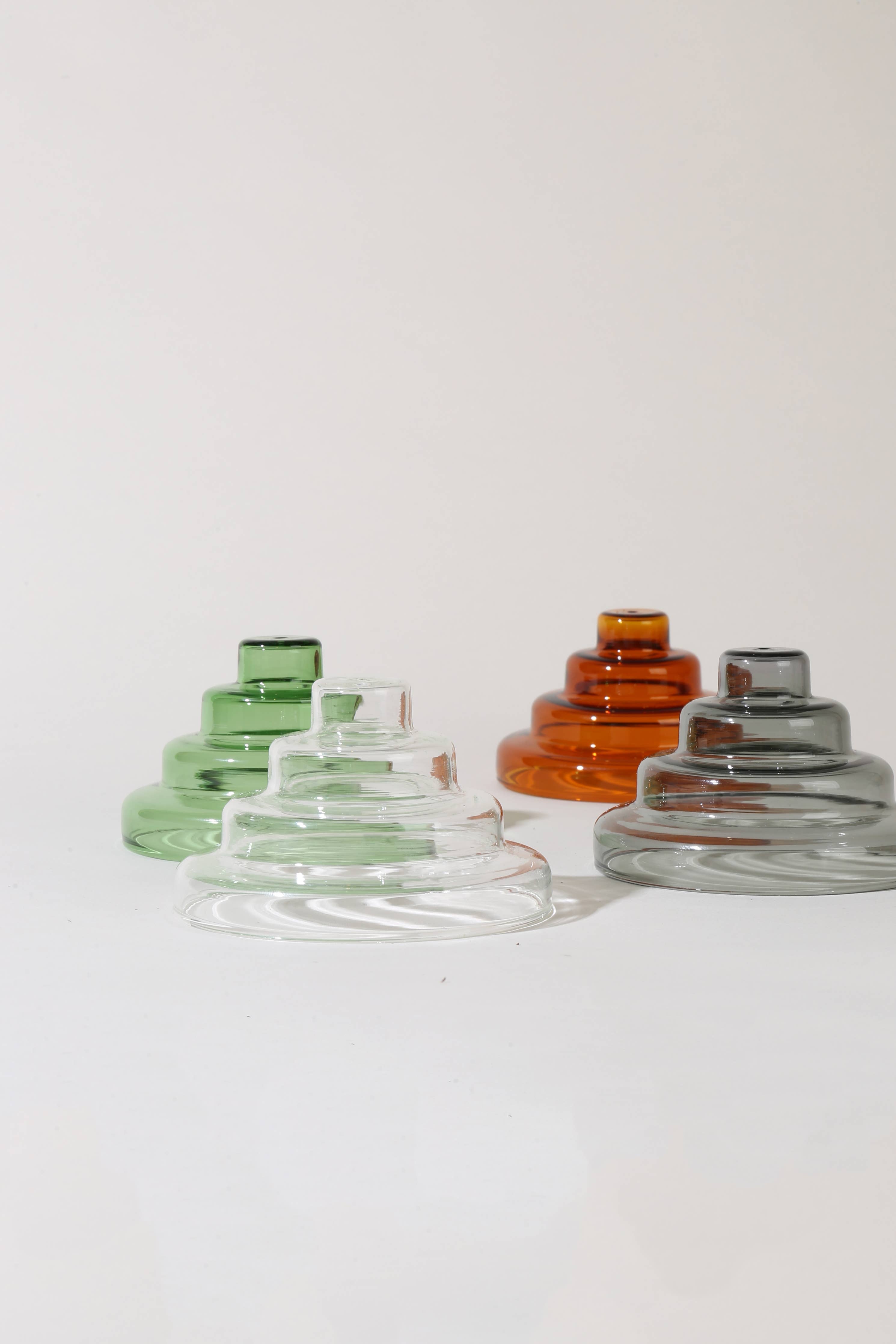 Meso Glass Incense Holder | Clear