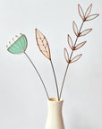 Stained Glass | White Wildflower