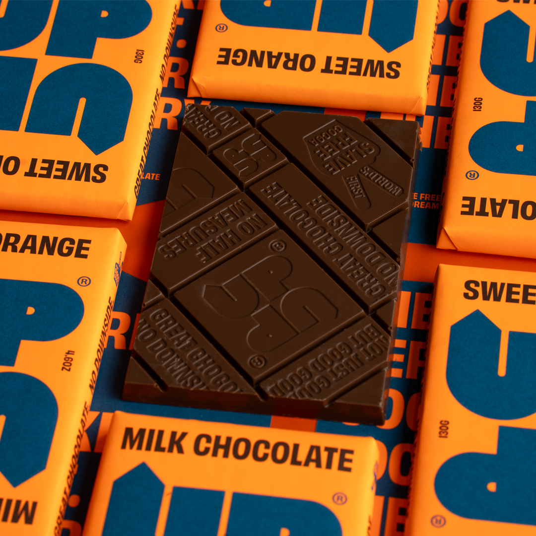 Milk Chocolate Bar | Sweet Orange
