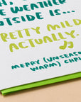 Greeting Card | Unseasonably Warm Christmas