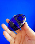Glass Pebble Pipe | Cobalt Blue