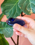 Glass Pebble Pipe | Cobalt Blue