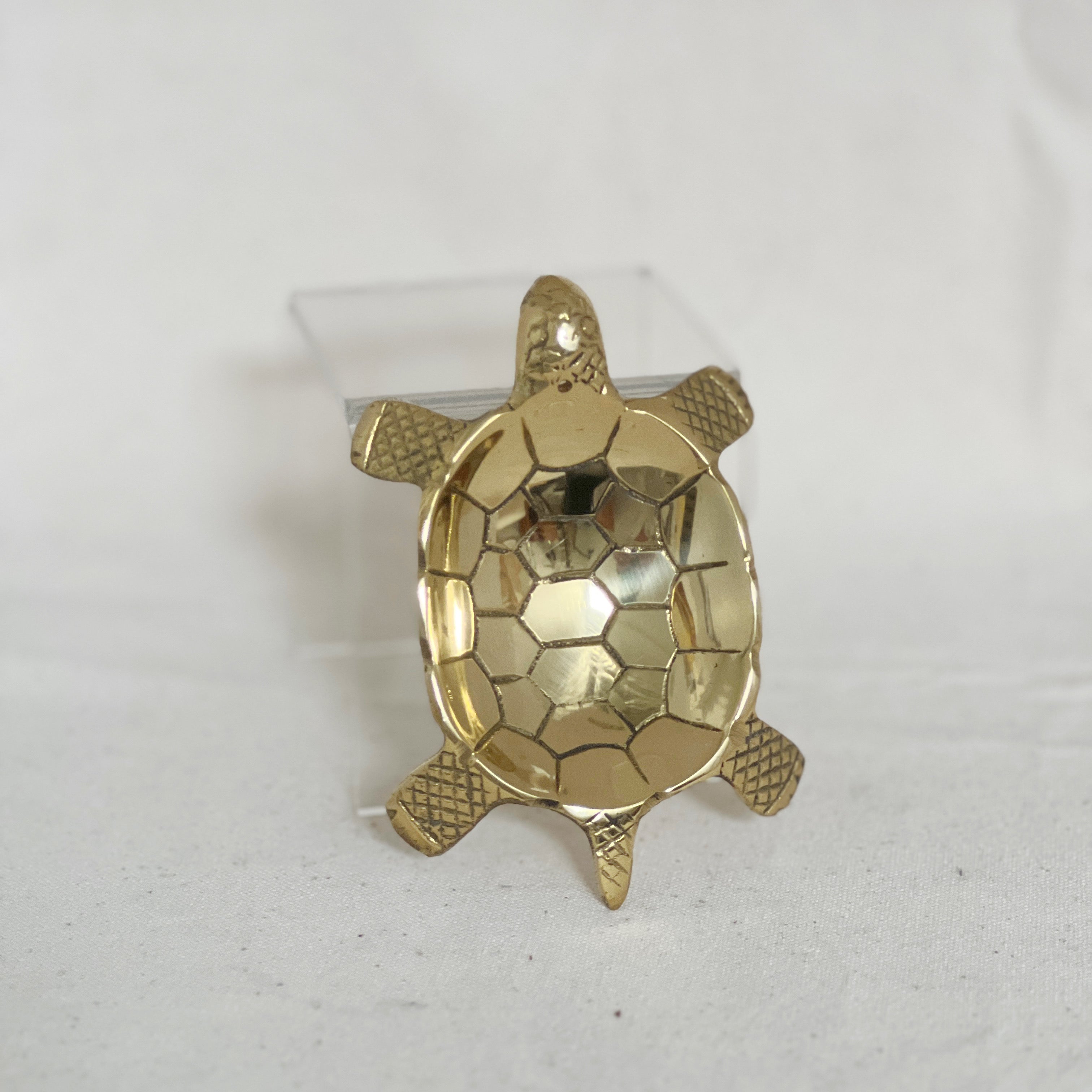 Brass Turtle Tray and Incense Burner