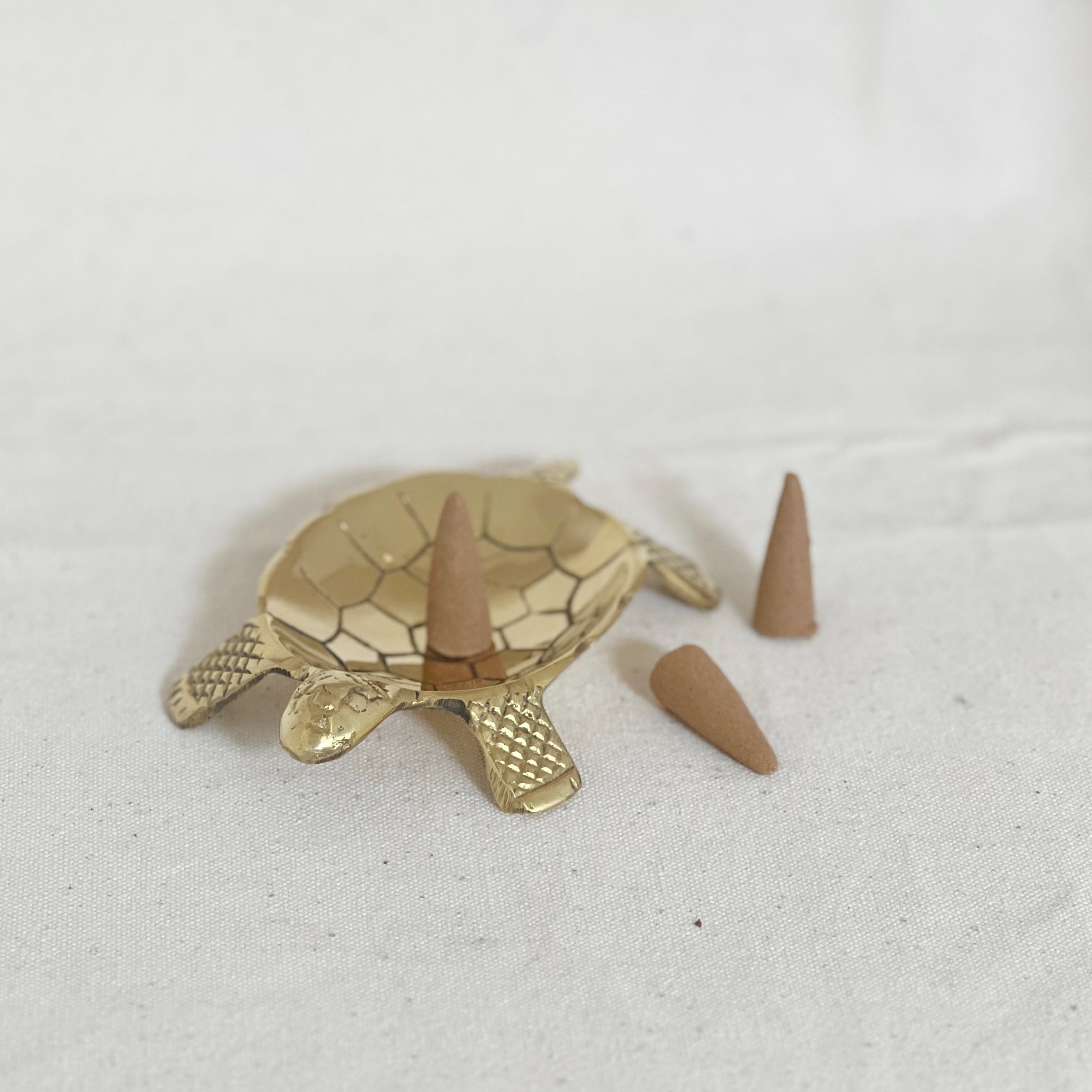 Brass Turtle Tray and Incense Burner