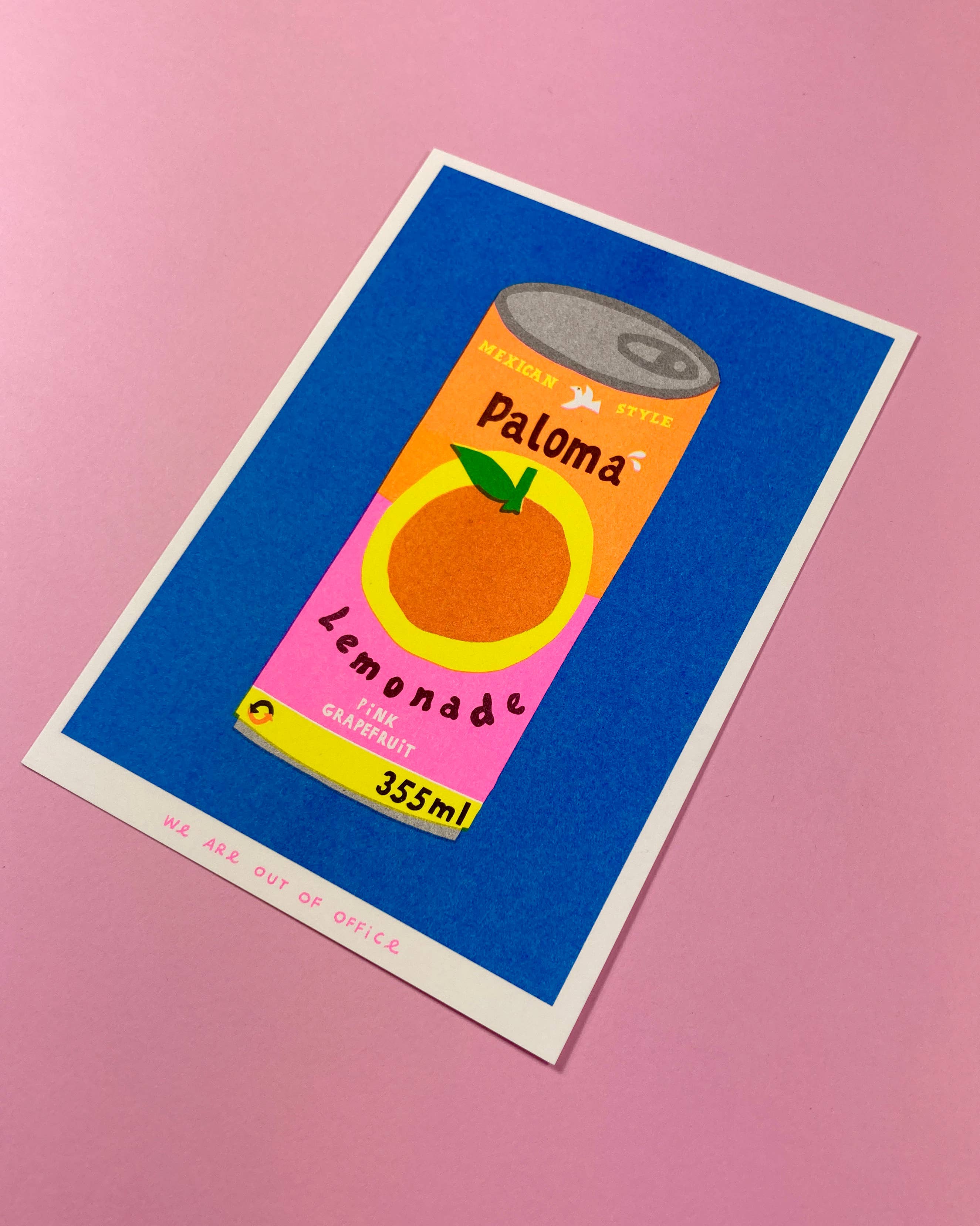 Art Print | A Can of Paloma Lemonade