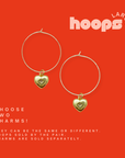 Charm Hoop | Large 14k Gold-Filled Hoop Earring
