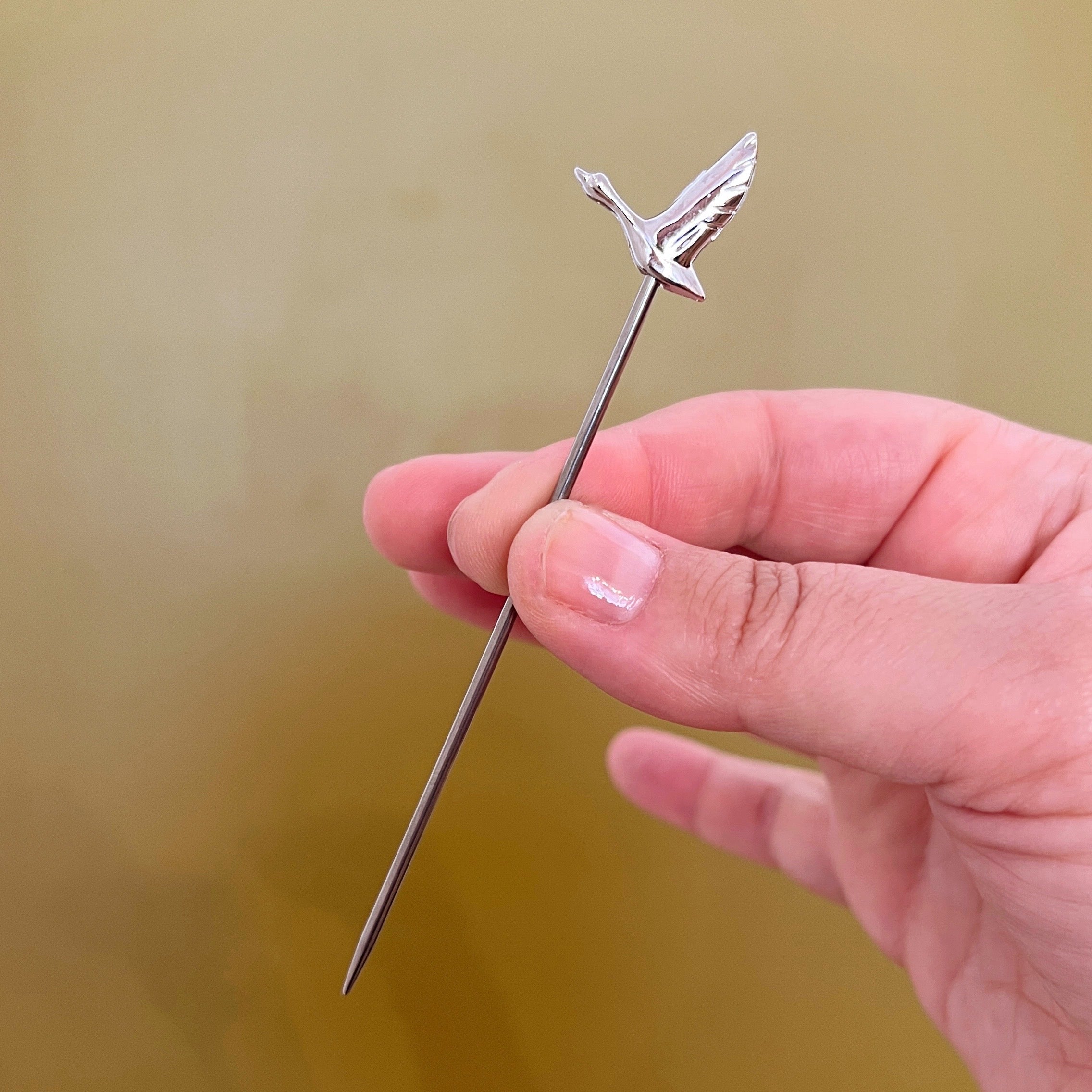 Cocktail Pick | Silver Sword, Goose or Horse