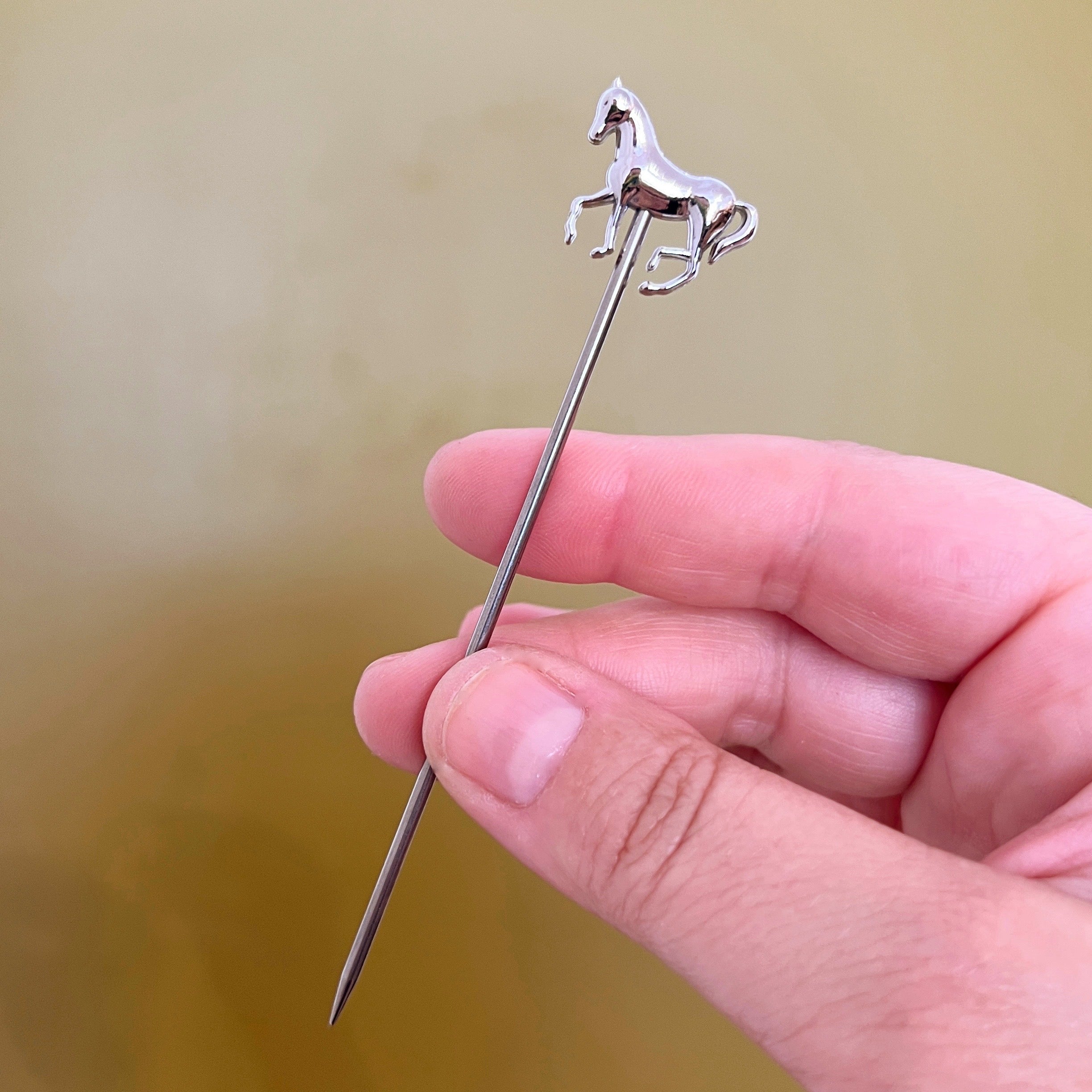 Cocktail Pick | Silver Sword, Goose or Horse
