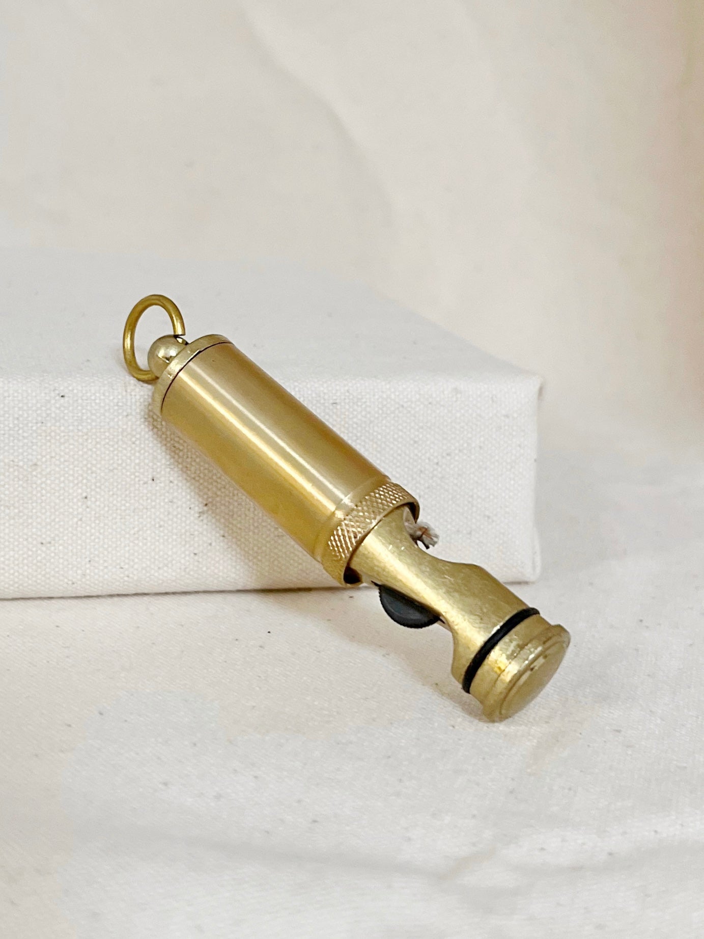 Brass Cylinder Telescoping Lighter
