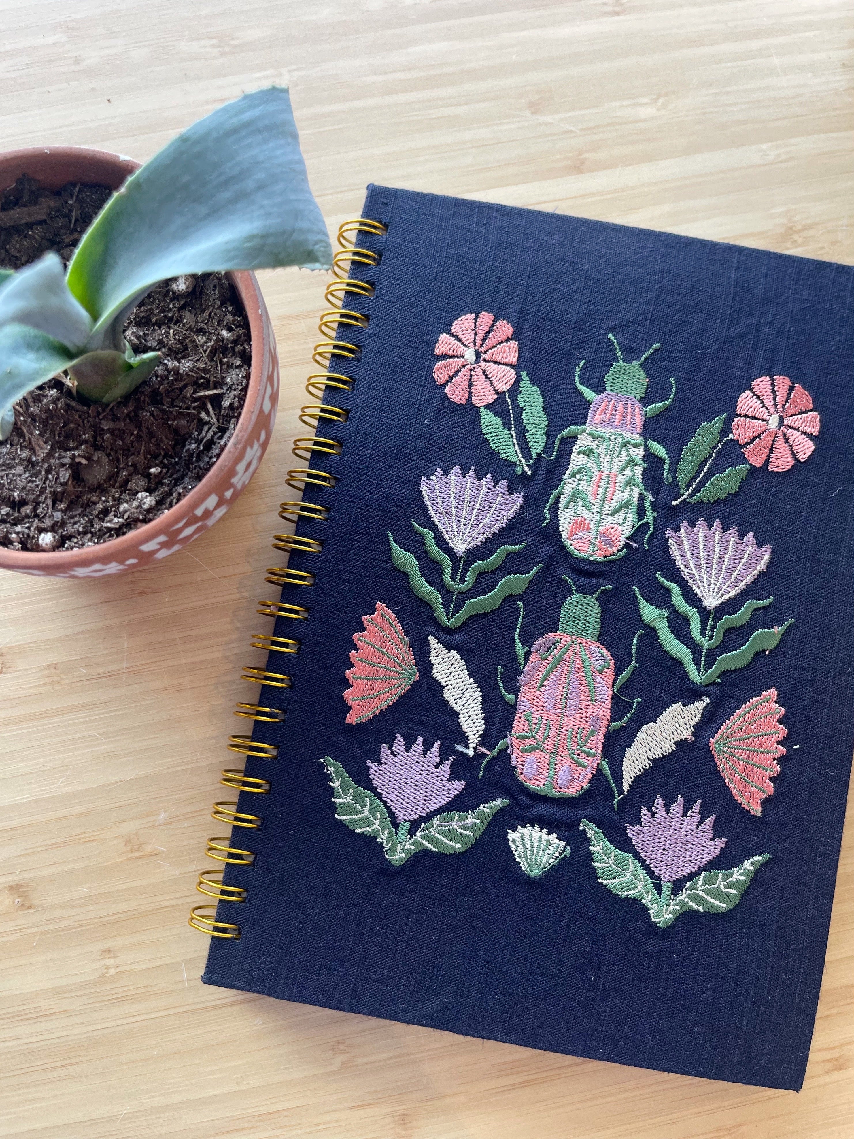 Embroidered Notebook | Amulet