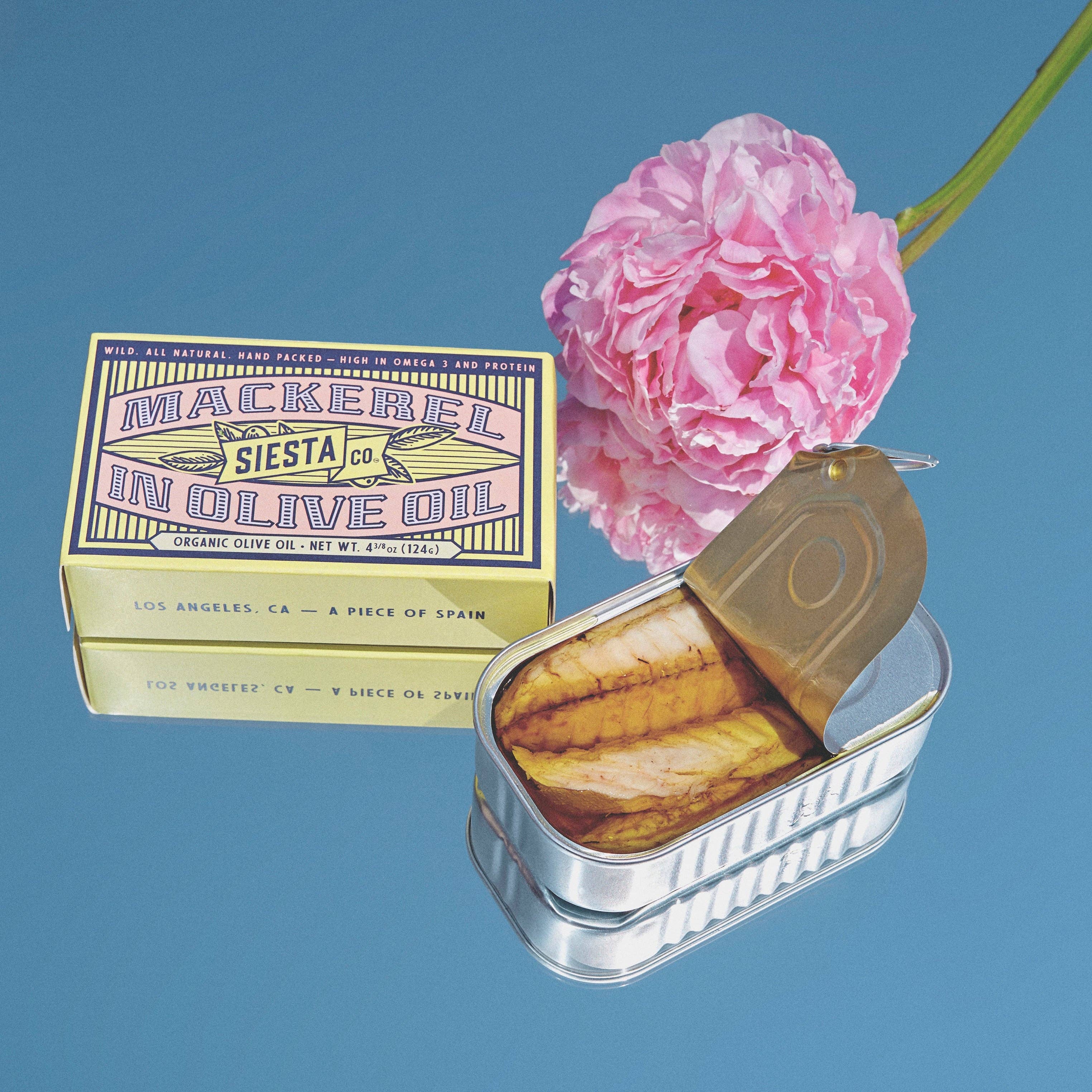 Tinned Fish | Mackerel in Organic Extra Virgin Olive Oil