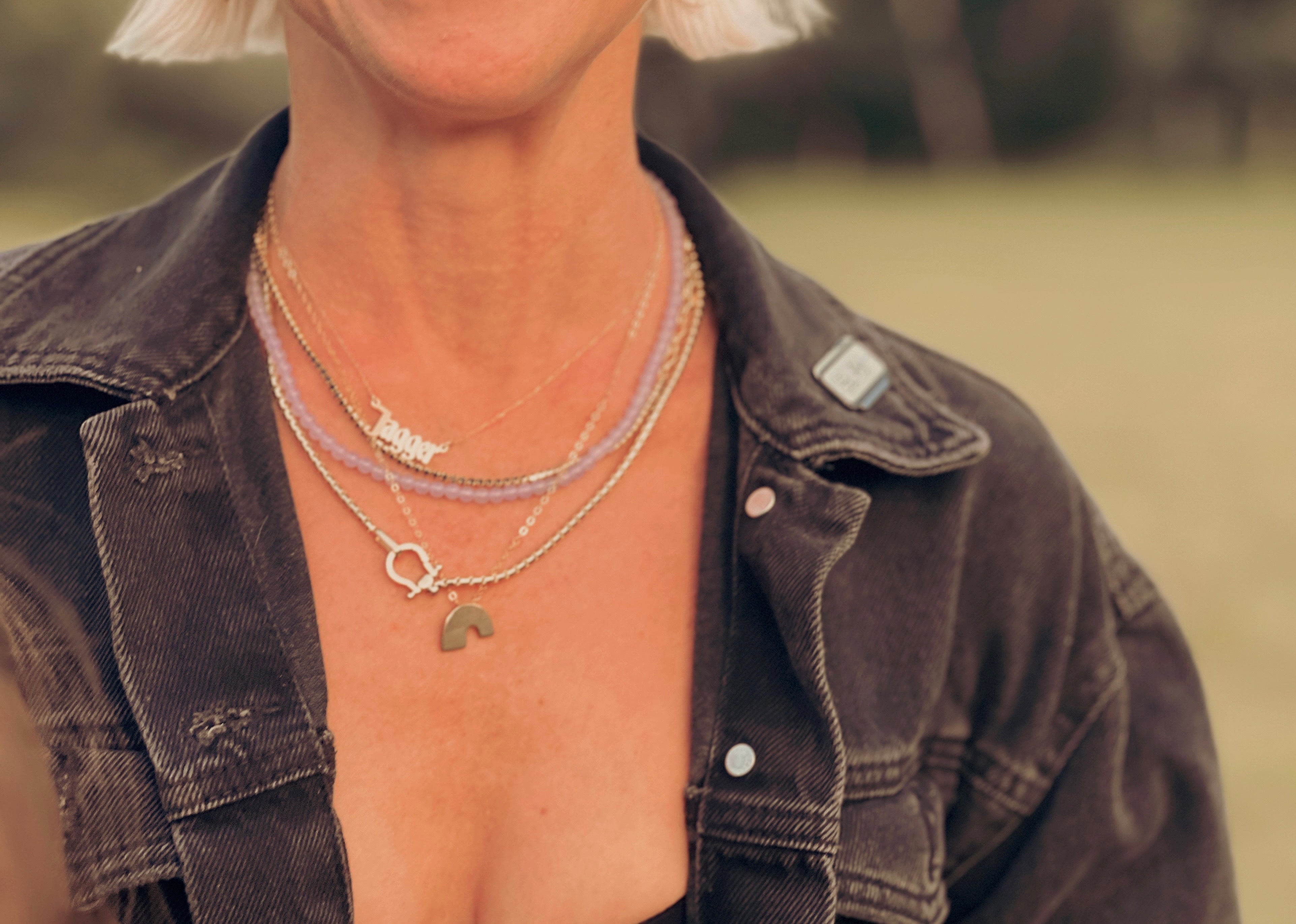 Día Necklace | Silver, Copper & Brass