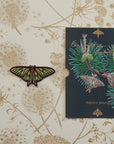 Enamel Pin | Glow-in-the-Dark Spanish Moon Moth
