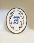 Framed Embroidery | Floral Curse