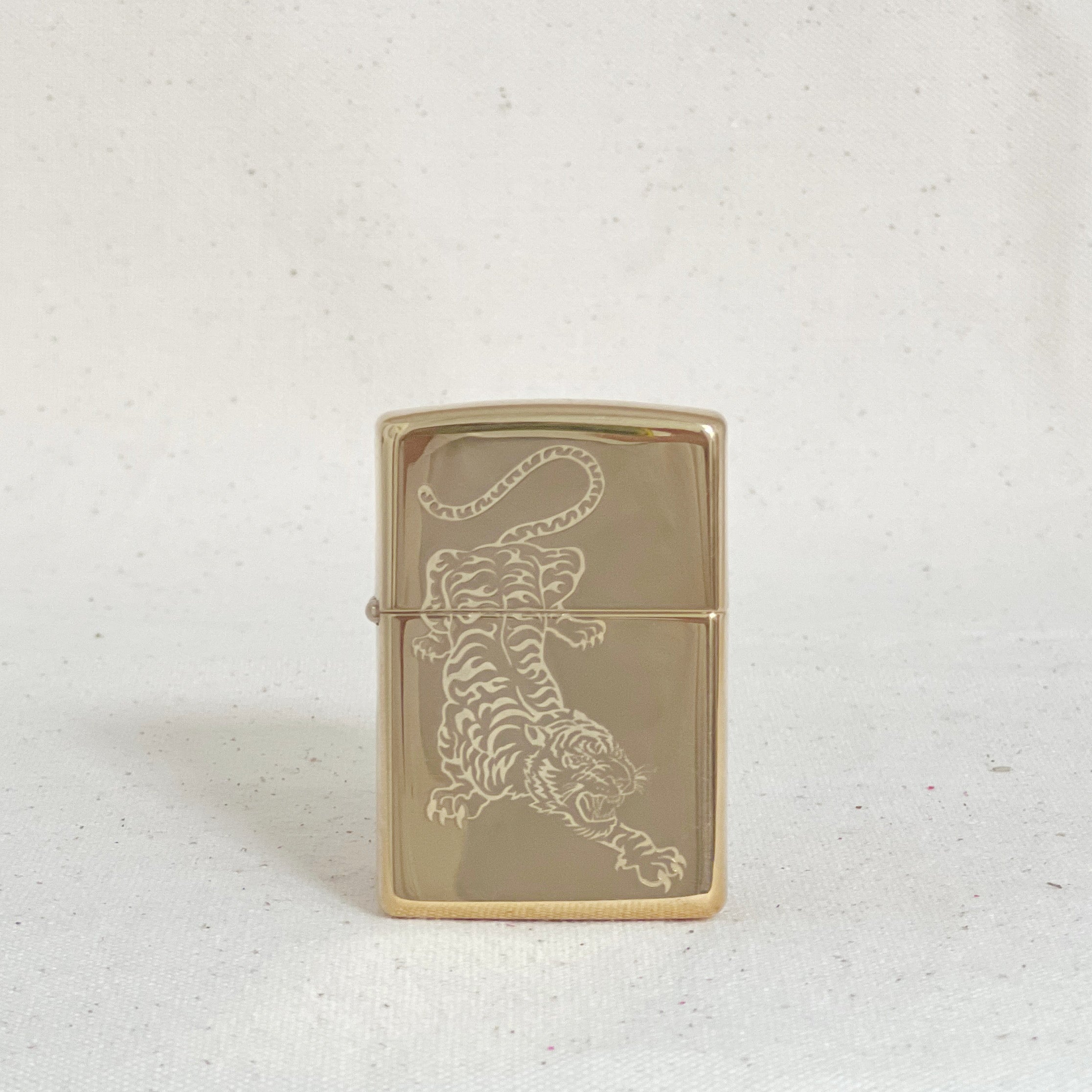 Brass Lighter | Tiger Zippo