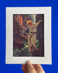 Art Print | Vintage Maxfield Parrish, "The Canyon" Lithograph