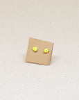 Stud Earrings | Gold & Gemstone Shapes