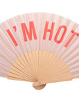 Wooden Fan | I'm Hot