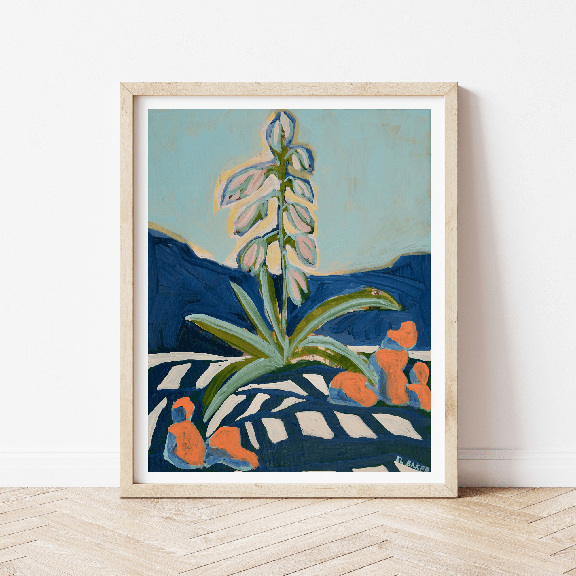 Art Print | Abstract Yucca Plant