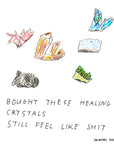 Art Print | Healing Crystals