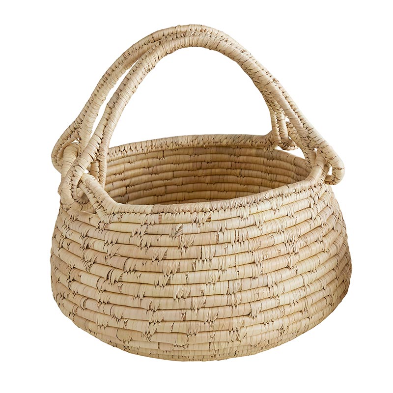 Seagrass Basket with Handle | Large