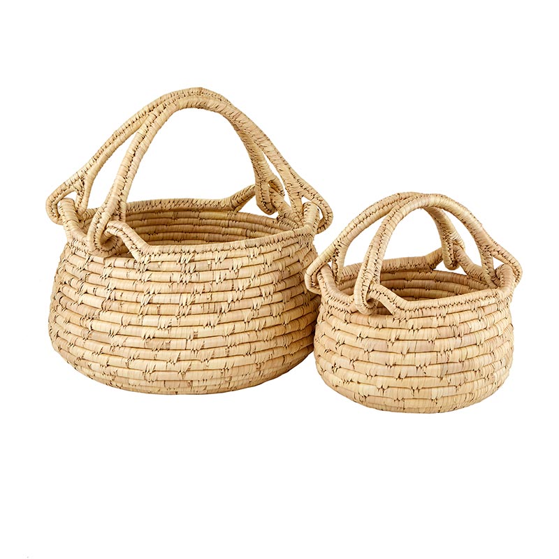 Seagrass Basket with Handle | Large