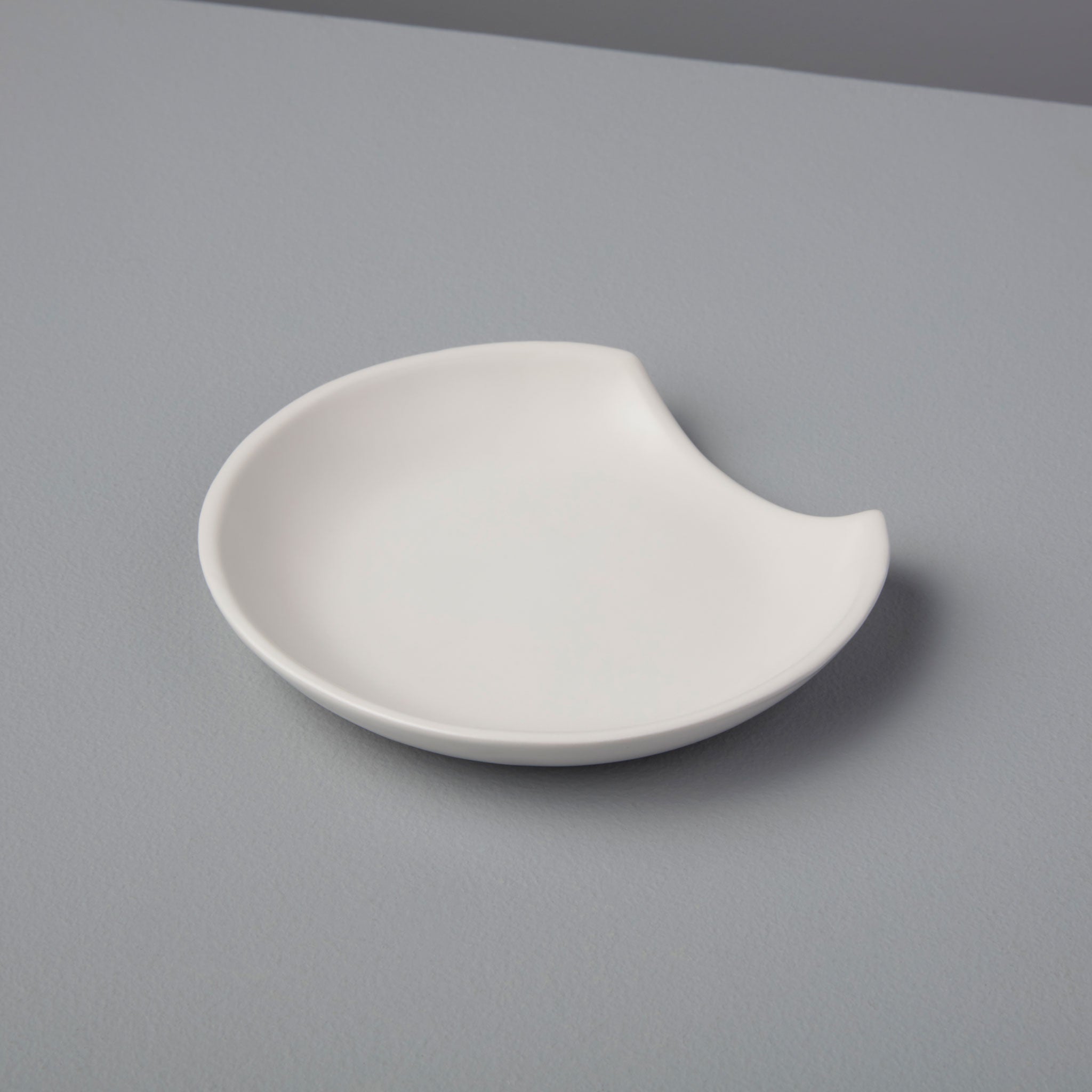 Stoneware Spoon Rest | White