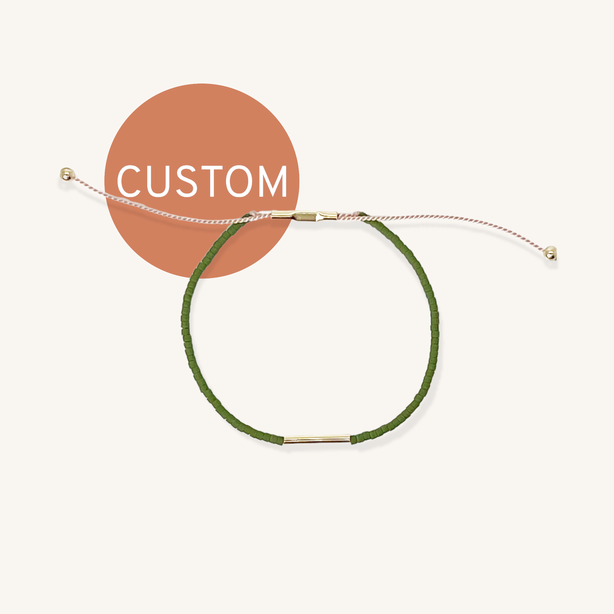 Irena Anklet | Custom Bead Color