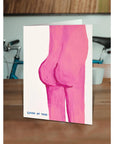 Show off your cheeky side with our Greeting Card featuring a humorous illustration of a bum. Perfect for any occasion, this dry-humored, blank card lets you make your own jokes (or use one of ours!). Get ready to turn some heads (and cheeks) with this quirky card!
