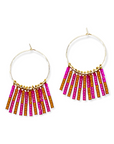 Kaleid Fringe Hoop | Previous Season Colors