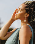 Los Lunas Earrings | Botswanan Agate
