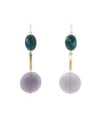 Marfa Earrings | Lepidolite